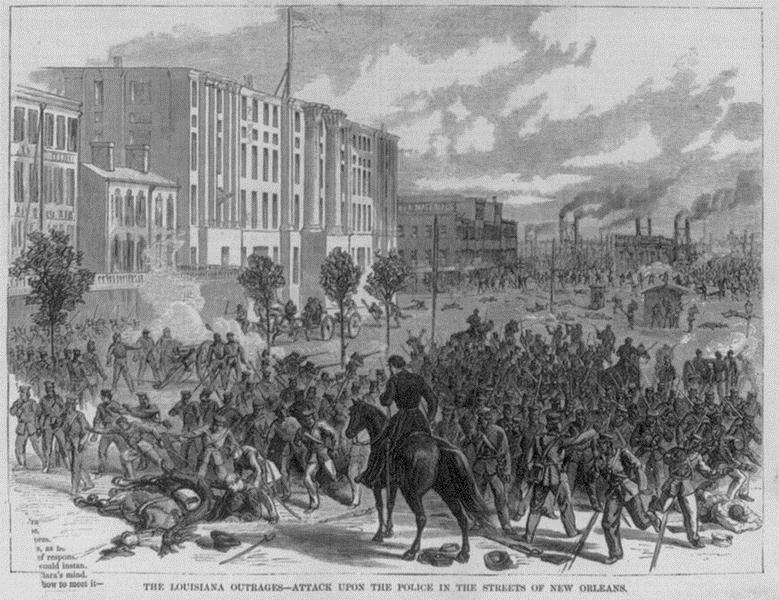 Battle of Liberty Place as depicted in Harper's Weekly