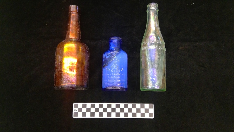 Digestive aid bottles recovered from 1222 Howard Street