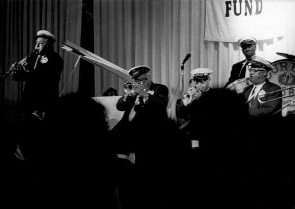 Emma Barrett  and her Band at the Benefit of United Heart Fund at Royal Orleans Hotel, January, 1965