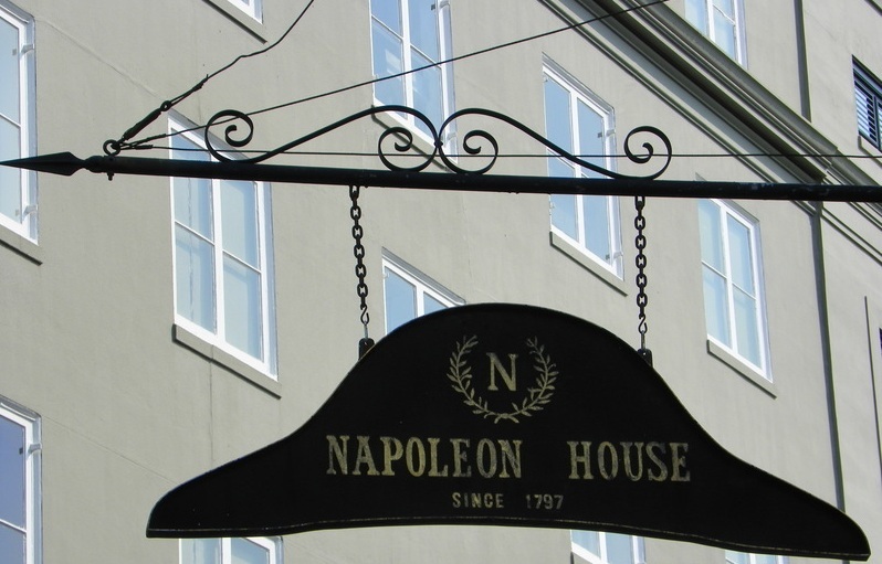 Napoleon House sign, 2012
