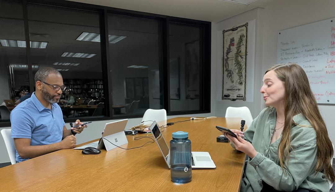 Recording the Podcast